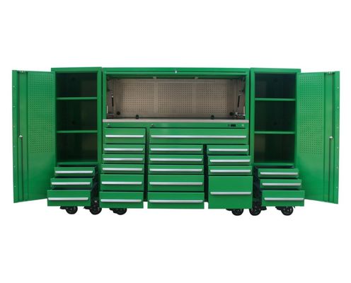 Armário Ferramenta de rolagem pesada Armário de ferramentas de rolagem em rodas para oficina industrial profissional