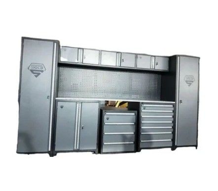 Armário de parede de garagem opcional para organização de ferramentas e peças em oficina