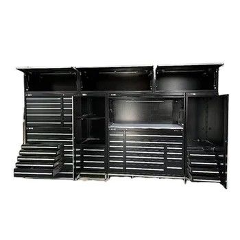 OEM suportado 1 porta de ferramentas de metal gabinete com pesado crachás de trabalho fechaduras e rolos