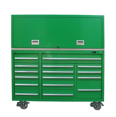 Armário de ferramentas de garagem de aço durável com caixa de ferramentas de trilho e banco de trabalho grande