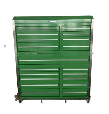 Ferramentas da loja de garagem Prata 56&quot; Ferramentas de aço de trabalho pesado Caixa de ferramentas de rolagem Metal Gabinete de ferramentas de garagem