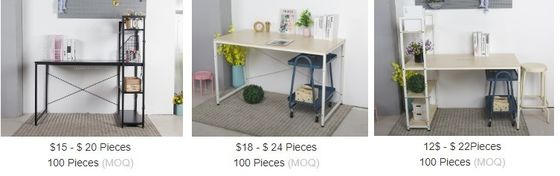 Mesa de jantar funcional de metal para mesa de escritório em função de estilo norte-europeu simples
