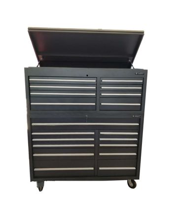 Ferramentas da loja de garagem Prata 56&quot; Ferramentas de aço de trabalho pesado Caixa de ferramentas de rolagem Metal Gabinete de ferramentas de garagem