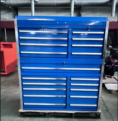 Ferramentas da loja de garagem Prata 56&quot; Ferramentas de aço de trabalho pesado Caixa de ferramentas de rolagem Metal Gabinete de ferramentas de garagem