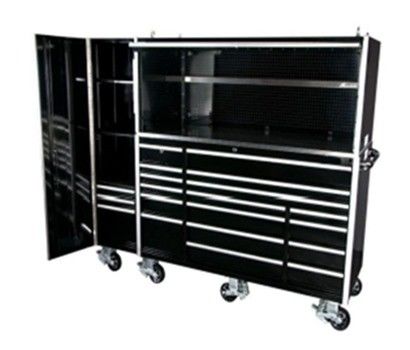 Armário de ferramentas de armazenamento caixa de garagem armários de ferramentas metálicas com balcão de aço inoxidável