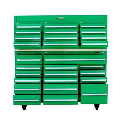 Armazenar e transportar suas ferramentas com facilidade usando este robusto conjunto de carrinho de ferramentas de metal