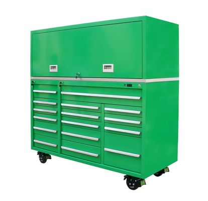 Gabinete de armazenamento de estação de trabalho de garagem de aço com estofado de gaveta opcional e acabamento de revestimento em pó