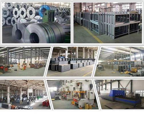 Armário de ferramentas de aço inoxidável profissional moderno e pesado com rodas trancáveis