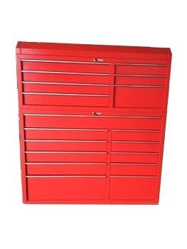 Ferramentas de loja de garagem Industrial Grande bancada de trabalho preta com armário de ferramentas de combinação de aço