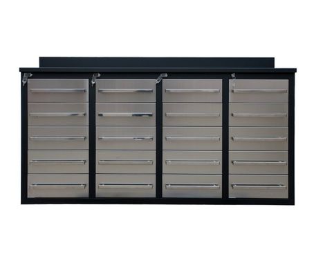 Banco de trabalho de gabinete de garagem de aço com traseiro de aço laminado a frio durável