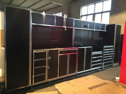 Estação de trabalho de garagem Armário de armazenamento de metal rolante com gavetas e ferramentas de reposição de armazenamento