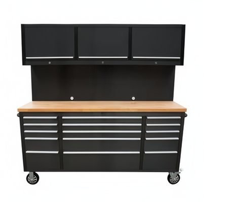 Customize o gabinete de ferramentas de garagem de aço modular para armazenamento de oficina multifuncional