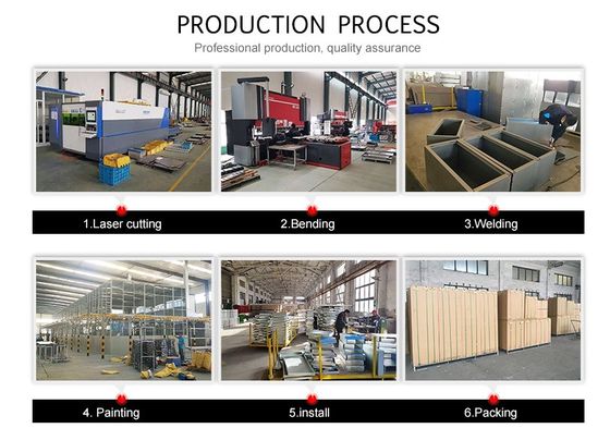 18 Caixas Armário de armazenamento de metal pesado para armazenamento de ferramentas industriais e comerciais