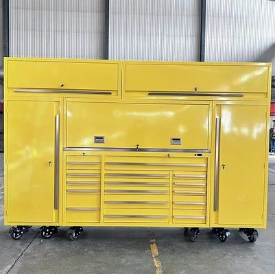 Armário de ferramentas industriais de metal pesado para banco de trabalho de aço laminado a frio no armazém