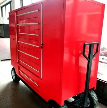 1.0-1,5 mm espessura Carrinho de ferramentas multifuncional de reparação de automóveis com gavetas e armazenamento