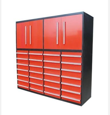 OBM suportado 28 caixa de ferramentas de gaveta para carrinho de garagem pesado 1.0-1.5mm espessura