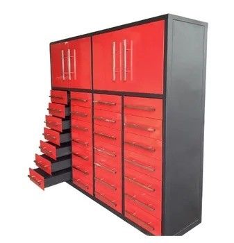 OBM suportado 28 caixa de ferramentas de gaveta para carrinho de garagem pesado 1.0-1.5mm espessura