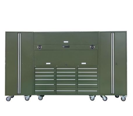 Armários de garagem robustos com rodas e construção de aço durável de 0,8 mm-1,50 mm