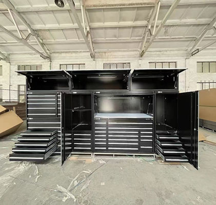 Armário de ferramentas de garagem de trabalho pesado com alças opcionais 1,0 mm 1,2 mm 1,5 mm espessura