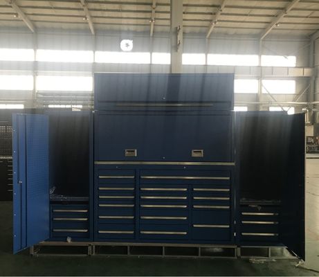 Armário para oficina de garagem de reparação de automóveis de metal gavetas de rolos armário de ferramentas de topo