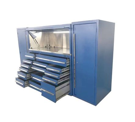 Gabinete de ferramentas de aço com caixa de ferramentas de garagem modular Hutch e armários personalizados