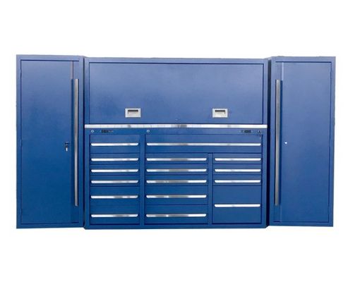 Gabinete de ferramentas de aço com caixa de ferramentas de garagem modular Hutch e armários personalizados