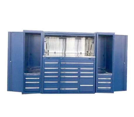 Gabinete de ferramentas de aço com caixa de ferramentas de garagem modular Hutch e armários personalizados