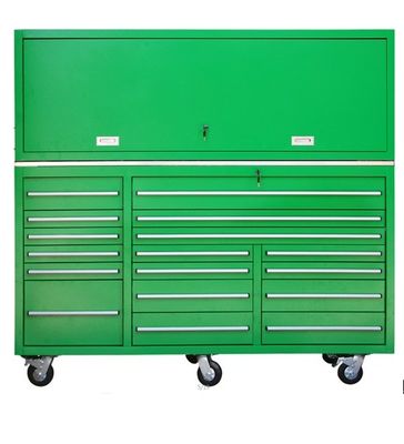 Grande gabinete de ferramentas com design pesado e revestimento em pó em 72 polegadas