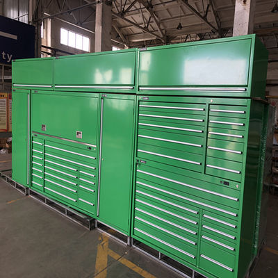 Armário de ferramentas de cores RAL personalizado para 2024 ano 96 polegadas de mesa de trabalho de metal e garagem