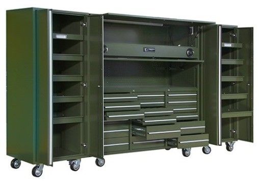 Suporte personalizado OEM Armário de ferramentas de rolamento pesado para organização de oficina