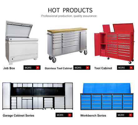 Manobras de aço inoxidável mais recente montagem de design gabinete de ferramentas de garagem para armazenamento de carga pesada