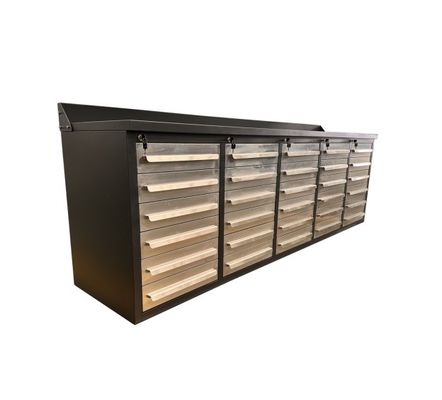 Armário de armazenamento de escritório de metal pesado opcional para ferramentas de garagem