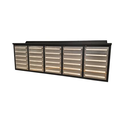 Armário de armazenamento de escritório de metal pesado opcional para ferramentas de garagem
