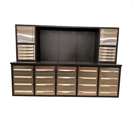 Estação de trabalho de garagem Bancos de trabalho modulares pesados para armazenamento de ferramentas e peças de reposição Caixa