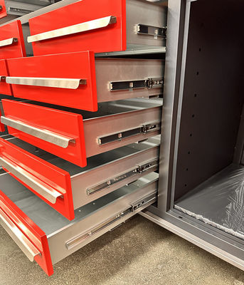 Armário de ferramentas de aço laminado a frio de 15 gavetas para organização de oficinas na garagem de reparação de automóveis