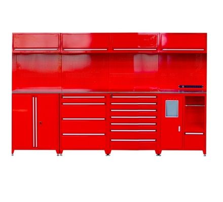 Logotipo OEM Design mais recente de transporte pesado de carrinho de montagem Gabinete de ferramentas para garagem