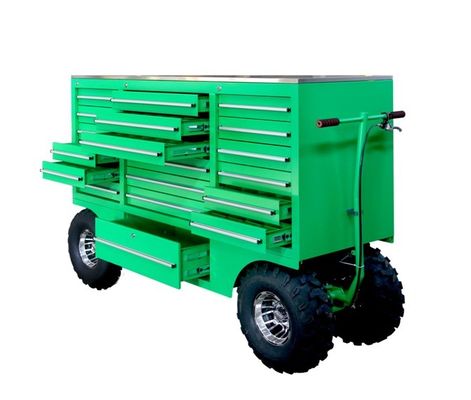 Manos de aço inoxidável Produção ESD Roll Tool Box Cart com rodas Tool Chest