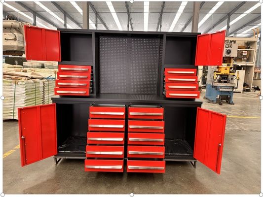 Garagem de reparação de automóveis Oficinas de trabalho de trabalho pesado Armários de ferramentas de combinação Metal 40 Caixa de trabalho