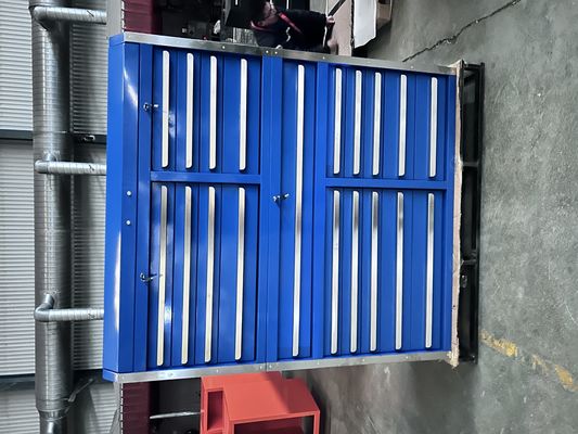 Armário de ferramentas de aço de calibre 16 em rodas para solução de armazenamento de garagem personalizada
