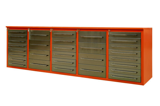 Suporte personalizado ODM Metal pesado 15 gaveta 96&quot; caixa de ferramentas para oficinas de garagem