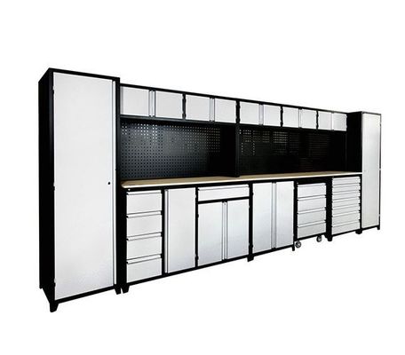 Armazenar de forma segura suas ferramentas e equipamentos com nossas soluções de parede para móveis de garagem
