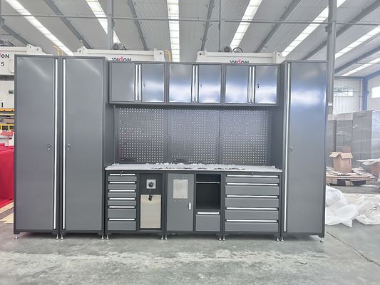 Armário de ferramentas de rolos de armazenamento para oficinas de trabalho pesado com várias gavetas