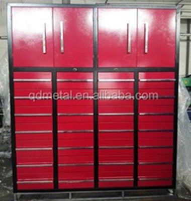 LS-28 mais popular 1.0mm 1.2mm 1.5mm armário de ferramentas removível com gavetas acabamento marrom