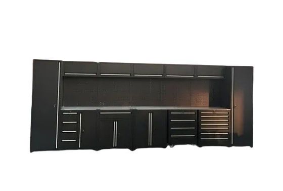 Armário de Garagem Modular Banco de Trabalho com Nós Caixa de Ferramentas Geral Acessórios e caixa de ferramentas