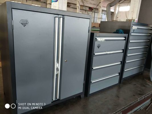 Armário de Garagem Modular Banco de Trabalho com Nós Caixa de Ferramentas Geral Acessórios e caixa de ferramentas