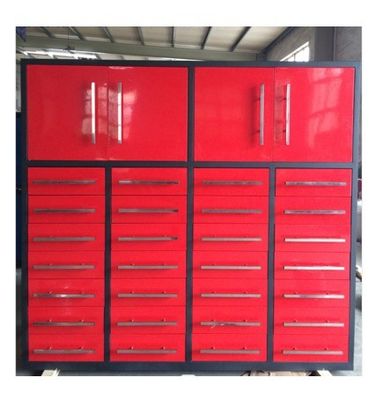 Armazenamento de ferramentas caixa de ferramentas grande e aço armários de garagem de casa com rodas