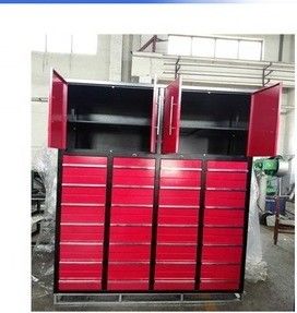 Armazenamento de ferramentas caixa de ferramentas grande e aço armários de garagem de casa com rodas