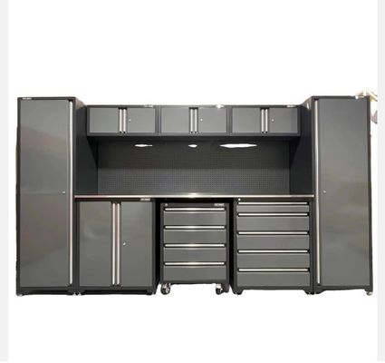 Ferramentas da loja de garagem Reparação de automóveis de trabalho pesado Gabinete de ferramentas combinado com rodas