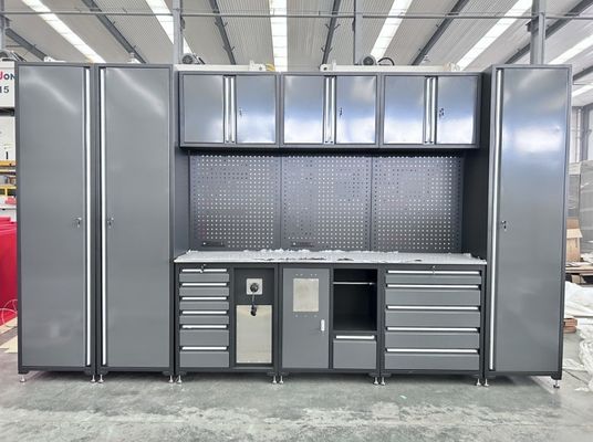 Garage Workshop Combinação de bancada de trabalho com gavetas e armazenamento de ferramentas gabinete 45 polegadas
