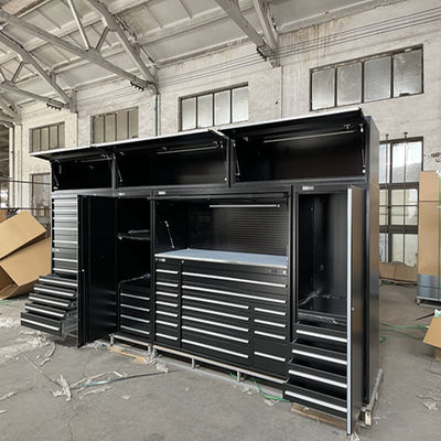 OEM suportado 1 porta de ferramentas de metal gabinete com pesado crachás de trabalho fechaduras e rolos